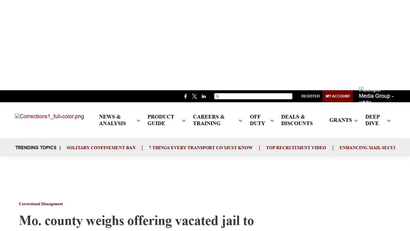 Jackson County may offer vacated jail for Kansas City’s temporary detention needs