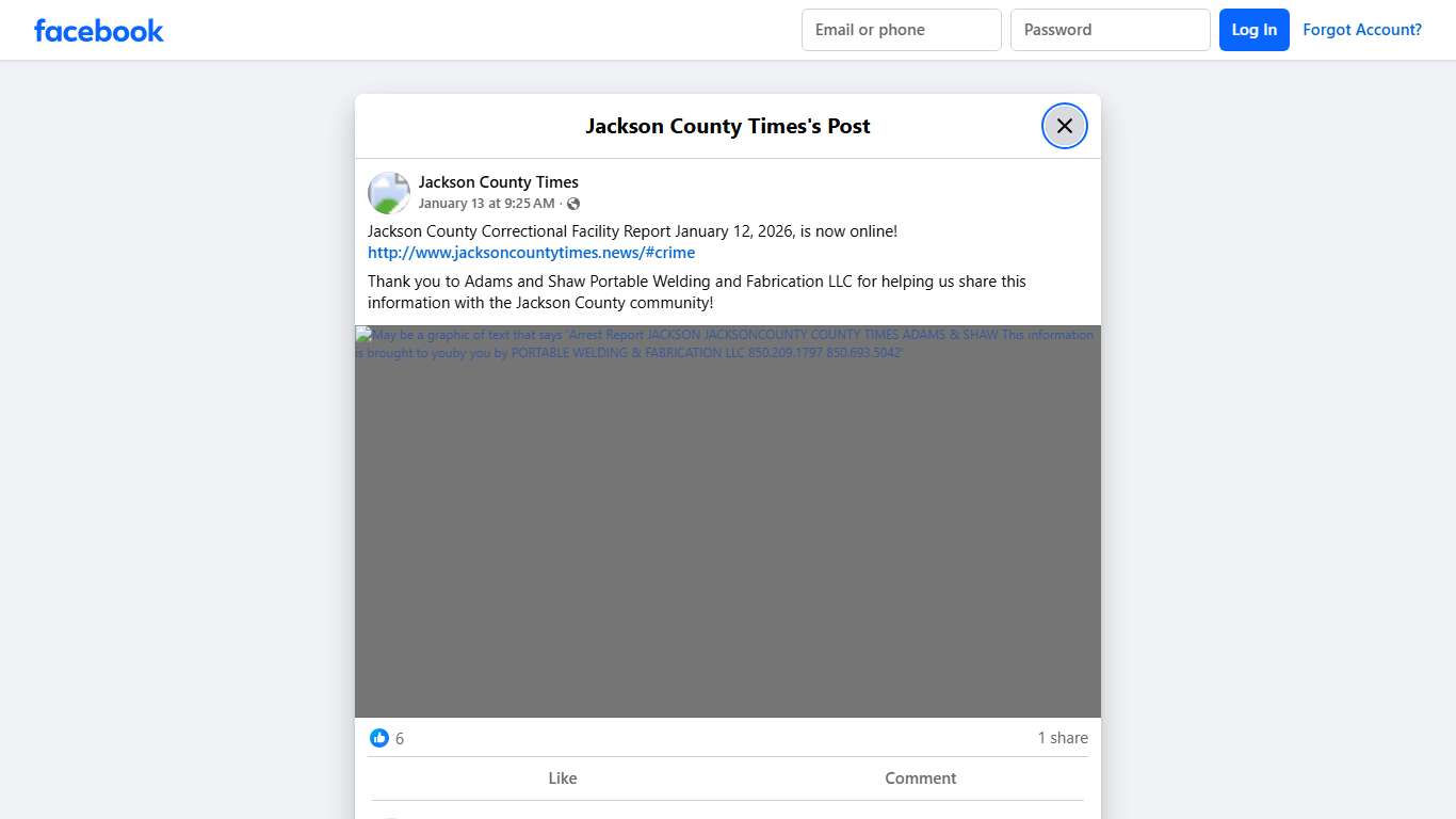 Jackson County Correctional... - Jackson County Times Facebook