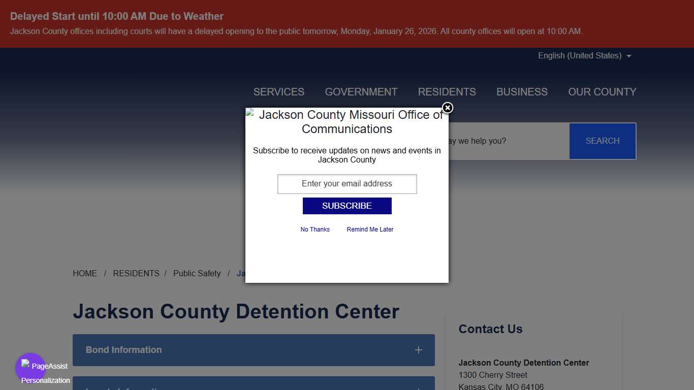 Jackson County Detention Center - Jackson County MO
